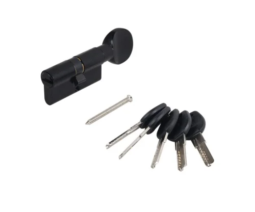 Цилиндровый механизм АЛЛЮР HD FG 60-5К BLACK (30x30G) черный перф.кл верт  10 50 60