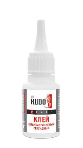 Клей цианоакрилатный секундный PROFF SMB-020 20гр (Kudo)  20