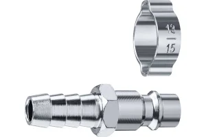 Набор ЗУБР Профессионал штуцер  елочка , 10 мм - рапид штуцер, переходник с обжимным хомутом 64918-1