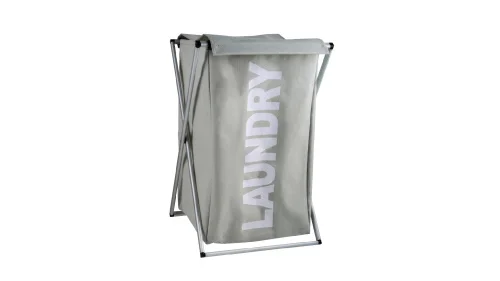 Корзина д белья  Loft style  складная серая FX-1023 (Fixsen)  1