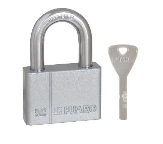 Замок навесной FUARO PL-PROTEC-2560 4 fin key (PL-2560) фин.  блистер  6