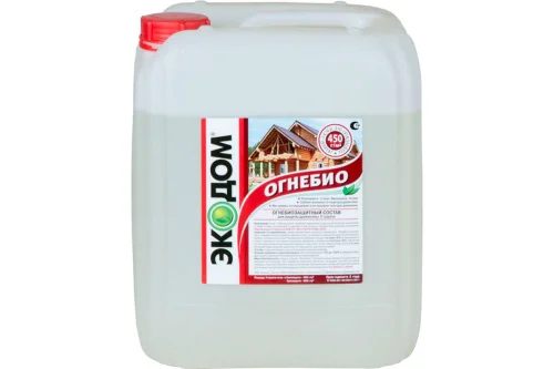 ОгнеБио ЭКОДОМ  10 кг Защита для древесины