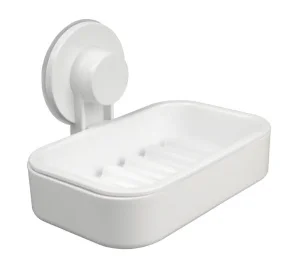 Мыльница на липучке Аквалиния EASY B6681-7 белая