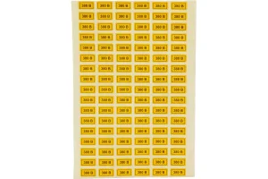 Наклейка "380В" 10х15мм EKF an-2-05
