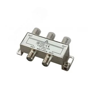 Делитель ТВ на 4 выхода F разъём 5-1000 МГц 05-6003 Rexant Делитель ТВ на 4 выхода F разъём 5-1000 МГц 05-6003 Rexant