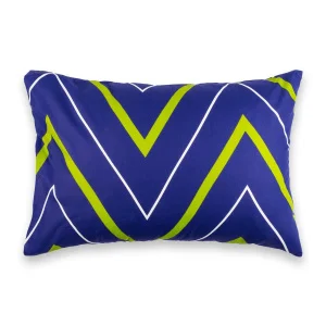 Наволочка Этель 50х70см "Зелёно-синие зигзаги" 100% хлопок поплин 125 г/м2 3639594 *1