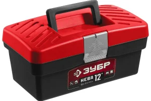 Ящик для инструмента пластиковый с пласт. замком 285х155х125мм 12`  Нева-12  Зубр Профессионал 38323