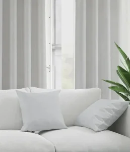 Подушка декоративная Канвас 40х40см серебро 58113763 *1