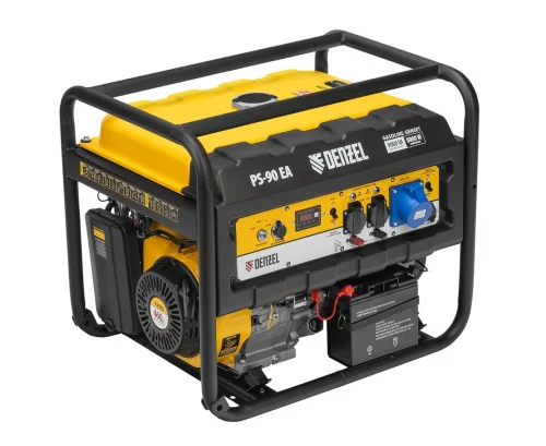 Генератор бензиновый Denzel PS-90EA 9,0кВт 230В 25л коннектор автоматики, электростартер 946934  1