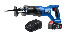 Пила сабельная Зубр Профессионал SPB-180-41 0-2600 ход мин 1 АКБ 4 А ч рез 180мм (дерево) 13мм (стал