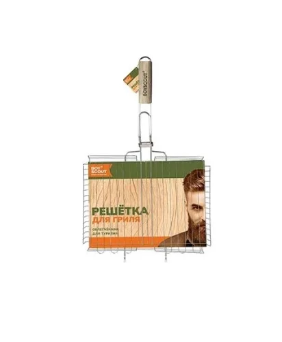 Решетка-гриль универсальная глубокая облегченная 58(+5)х38х28х4см BoyScout 61642  1