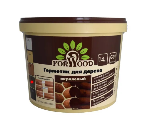 Герметик для дерева Forwood ВДАК-1501 сосна 14 кг