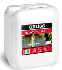 Жидкое стекло натриевое  Gross'art  PROFI 12 кг