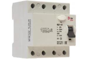 Устройство защитного отключения (УЗО) 3P+N 40А 30мА ВД1-63 Pro NO-902-39 Б0031884 Эра