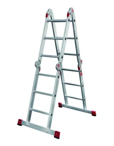 Лестница-трансформер 3 ступени 4 секции ширина 400мм алюминиевая Новая Высота NV 3320 3320403 *1