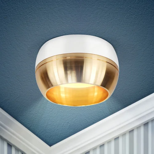 Подсветка декоративная 1хGX53 белая золото OL14 WH GD Б0049038 (Эра)  1 40