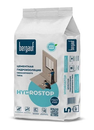 Гидроизолирующая масса  Bergauf Hydrostop 5 кг   1 6 108