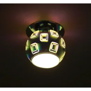 Светильник декор 3D квадрат DK88-2 Б0032366 Эра Светильник декор 3D квадрат DK88-2 Б0032366 Эра