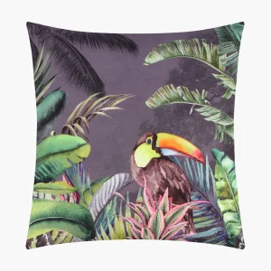 Наволочка декоративная Этель Toucan 45х45см полиэстер велюр 10068676