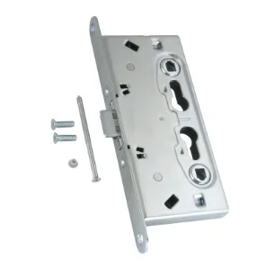 Корпус врезного замка c защёлкой FUARO FP.C-65.72-0432 (FL-0432) сатинированный хром  6
