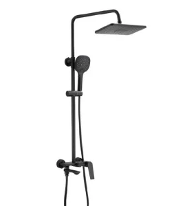 Душевой набор с верх. троп. душем 1 реж. и руч. душем 2 реж. с изливом B24533-7 (Belz)  1