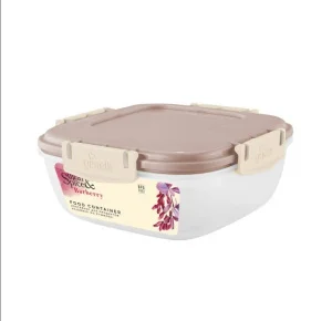 Контейнер для продуктов Sugar&Spice Barberry герметичный 0,35л квадратный латте SE223910005