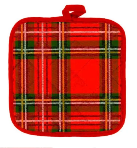 Прихватка рогожка 18х20 арт. 904  Wenge  рис. 29163-1 Мелодия Рождества