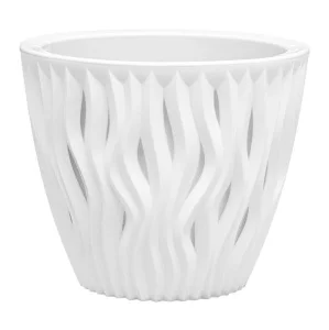 Кашпо для цветов ВМС Вдохновение К1354 Белый 1,6л