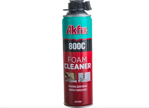 Очиститель-смывка монтажной пены Akfix 800C 500мл XA050  1