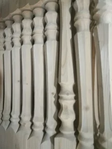 Столб граненый хвоя 1200x80х80мм АВ