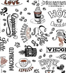 Клеенка DEKORAMA 1,4х20м кофе и шоколад серый 031B *1/20