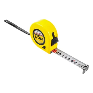 Рулетка Т1, корпус пластик,  две кнопки фиксации, 7,5мх25мм,