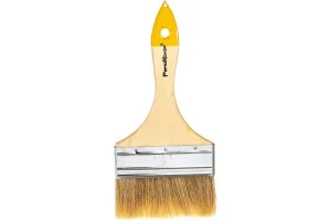 Кисть плоская натур.щетина ,дер.ручка ,100мм уп=12шт Кисть плоская натур.щетина ,дер.ручка ,100мм уп=12шт