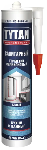 Герметик силиконовый санитарный Professional белый 280мл 53463 17438 71552 17974 (Tytan)  12 1440 (-