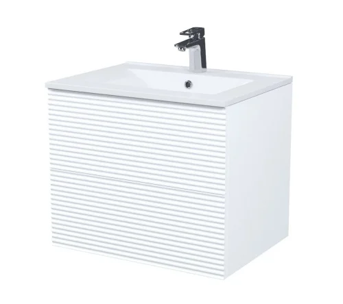 Тумба с раковиной подвесная  Bild  белая 60см BIL60W0i95K (Iddis)  1