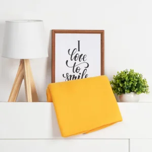 Плед "Экономь и Я" желтый 150х180см пл 160г/м2 100% п/э 7138926 *1