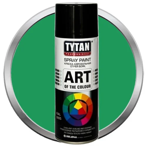 Краска аэрозольная Tytan Professional Art of the colour 400мл светло-зеленая 6018 (93700)  1 12 (-40