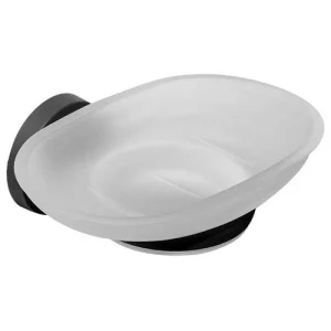 Мыльница настенная Haiba HB8702 матовое стекло черная