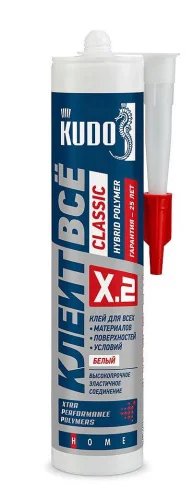Клей  Клеит Все  CLASSIC на основе гибридных полимеров белый 280мл KX-2W (Kudo)  12 (+5)
