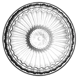 Розетка потолочная R6 d 275мм  1 16