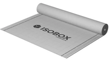 Гидро-ветрозащитная диффузионная мембрана ISOBOX AM 1рул 75м2  (105842)