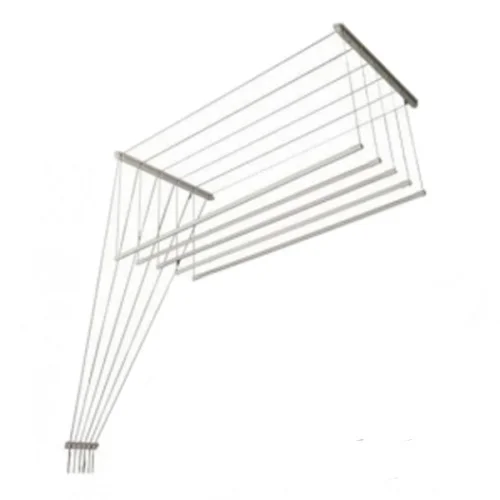 Сушилка д белья потолочная  Лиана  5-рядная шир. 1,4м регул. по высоте белая  5