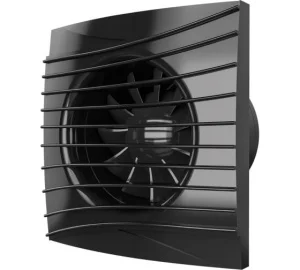 Вентилятор осевой вытяжной D100мм Silent 4C obsidian черный глянец (Era)  16