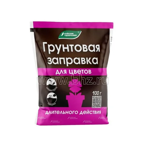 Удобрение Грунтовая заправка для цветов 100гр Б3148  1