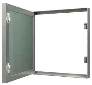 Люк ревизионный метал. 400х400х30мм под покраску короб ЛП4040К (Воздух КМ)  1