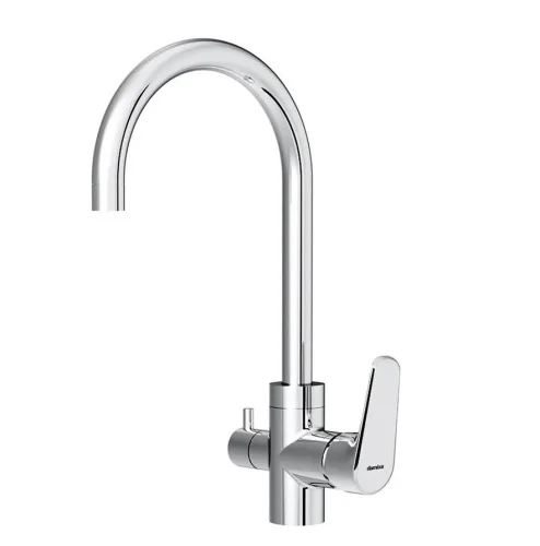 Смеситель д кухни одноруч. с подключением к фильтру питьевой воды  Merkur  хром 400730000 (Damixa)