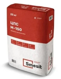Смесь цементно-песочная Smesit М-150 Зима 25кг