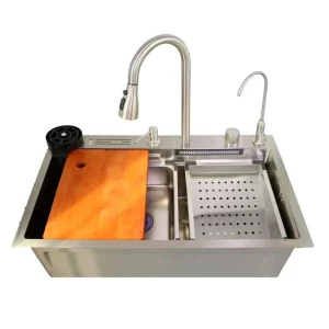 Мойка нерж. сталь "Knois" 750х460х220мм толщ. 0,8мм сатин матовая KN754505 (Dikalan) *1