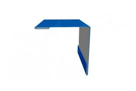 Планка угла наружного 50х50х3000мм RAL5005 сигнально-синий 0,40мм К-505