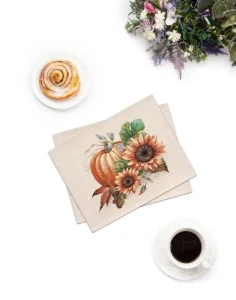 Комплект салфеток Тыквы и подсолнухи 35х45см 2шт 08800